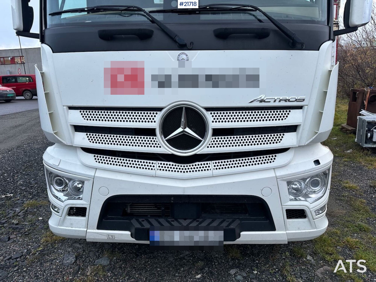 شاحنة مقفلة Mercedes Actros 1835 skapbil m/ Full sideåpning, aggregat, lift og 2 sett dekk: صورة 15