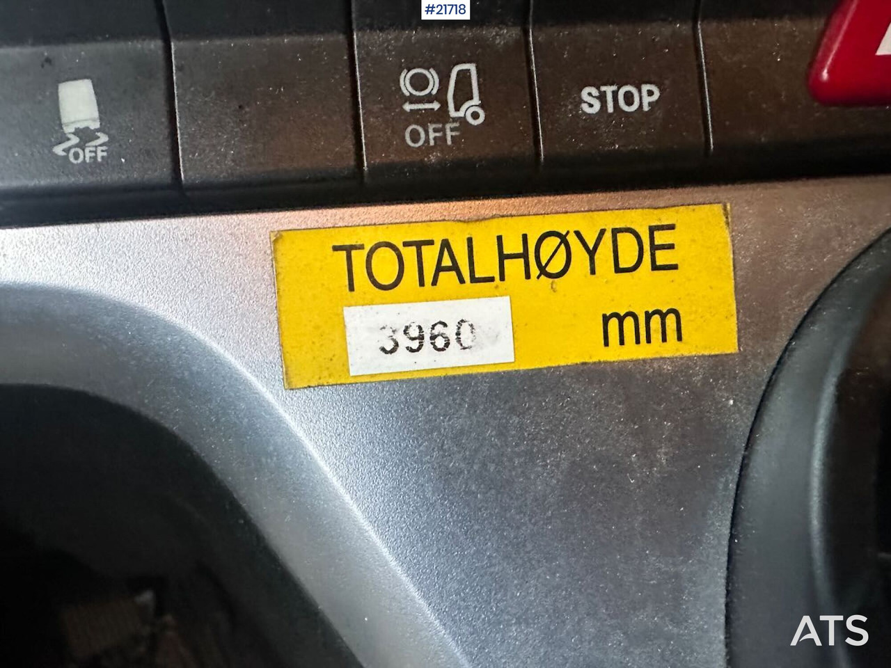 شاحنة مقفلة Mercedes Actros 1835 skapbil m/ Full sideåpning, aggregat, lift og 2 sett dekk: صورة 29