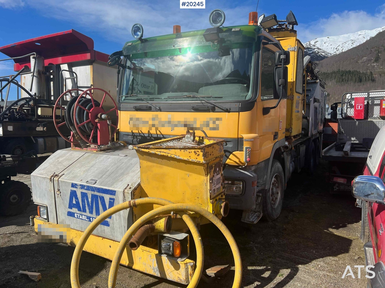 Mercedes Actros 2641 6x4 M/ 2008 AMV 7450 Betong sprøyterigg påbygg - مضخة خرسانة: صورة 4 Mercedes Actros 2641 6x4 M/ 2008 AMV 7450 Betong sprøyterigg påbygg - مضخة خرسانة: صورة 4