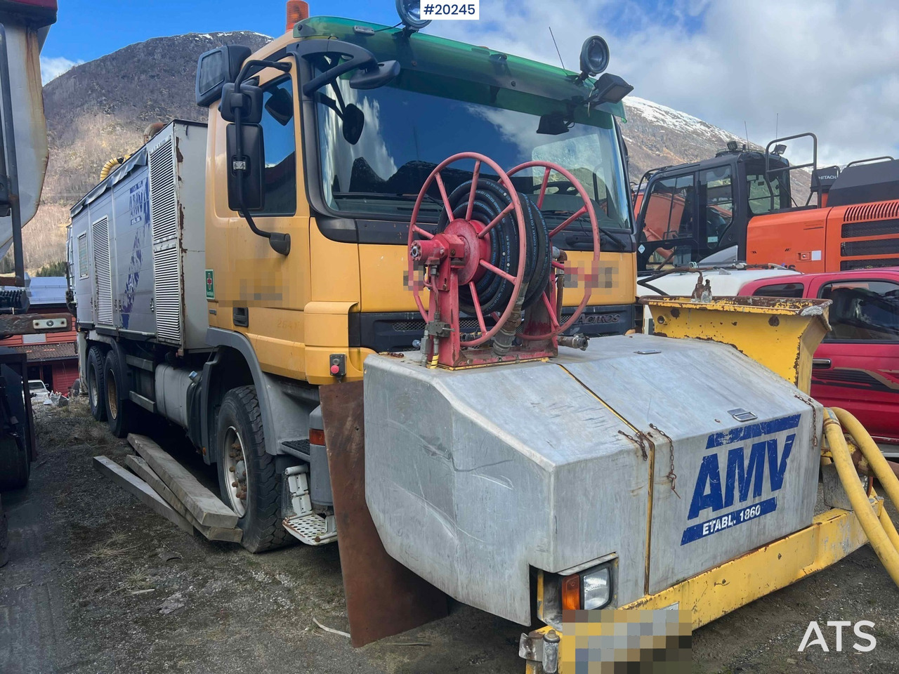 Mercedes Actros 2641 6x4 M/ 2008 AMV 7450 Betong sprøyterigg påbygg - مضخة خرسانة: صورة 1 Mercedes Actros 2641 6x4 M/ 2008 AMV 7450 Betong sprøyterigg påbygg - مضخة خرسانة: صورة 1