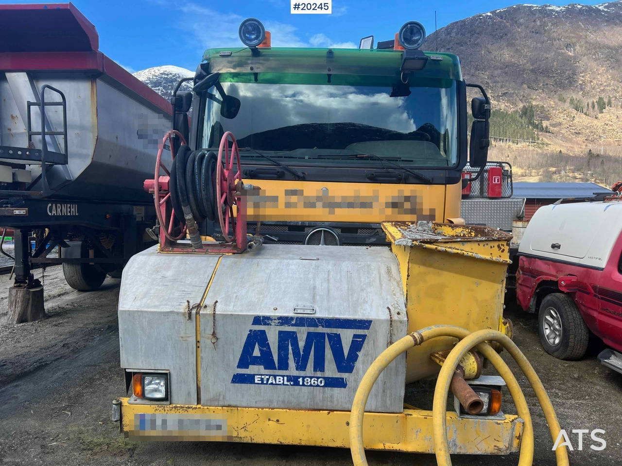 Mercedes Actros 2641 6x4 M/ 2008 AMV 7450 Betong sprøyterigg påbygg - مضخة خرسانة: صورة 2 Mercedes Actros 2641 6x4 M/ 2008 AMV 7450 Betong sprøyterigg påbygg - مضخة خرسانة: صورة 2