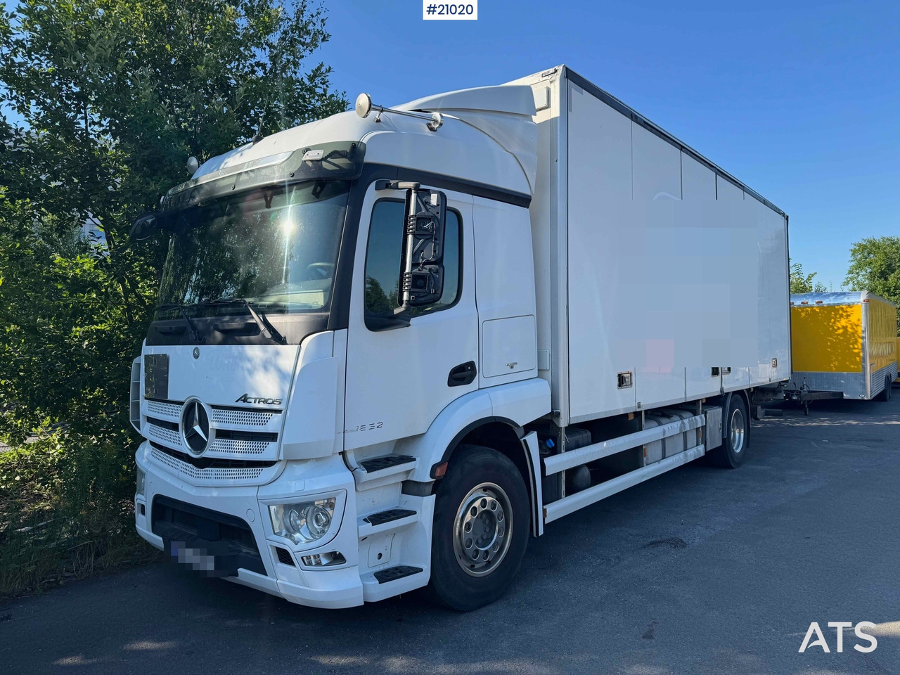 Mercedes Actros - شاحنة مقفلة: صورة 2 Mercedes Actros - شاحنة مقفلة: صورة 2