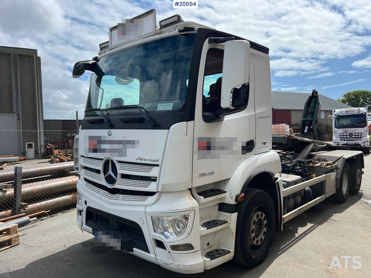 Mercedes Antos 2543 - شاحنة ذات خطاف: صورة 1 Mercedes Antos 2543 - شاحنة ذات خطاف: صورة 1