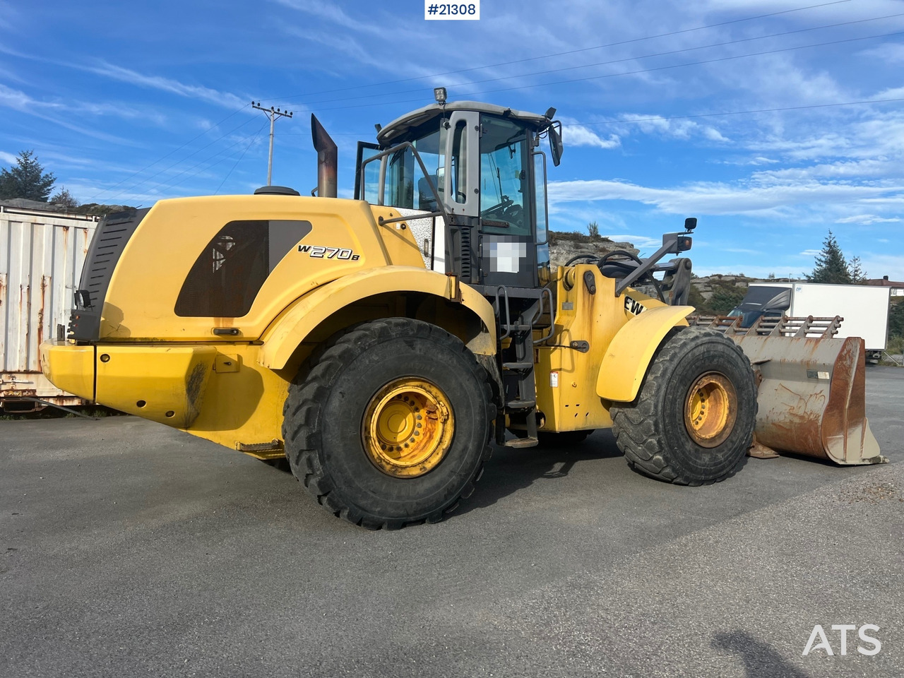 New Holland w270B - اللودر بعجل: صورة 4 New Holland w270B - اللودر بعجل: صورة 4