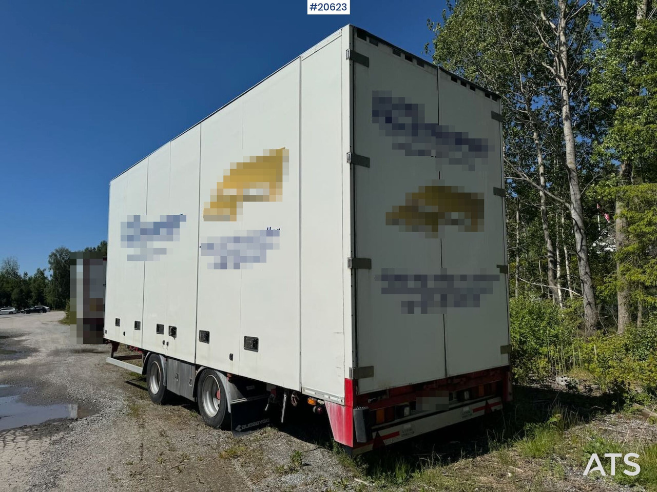 Nor Slep Cabinet trailer w/ full side opening - مقطورة صندوق مغلق: صورة 5 Nor Slep Cabinet trailer w/ full side opening - مقطورة صندوق مغلق: صورة 5