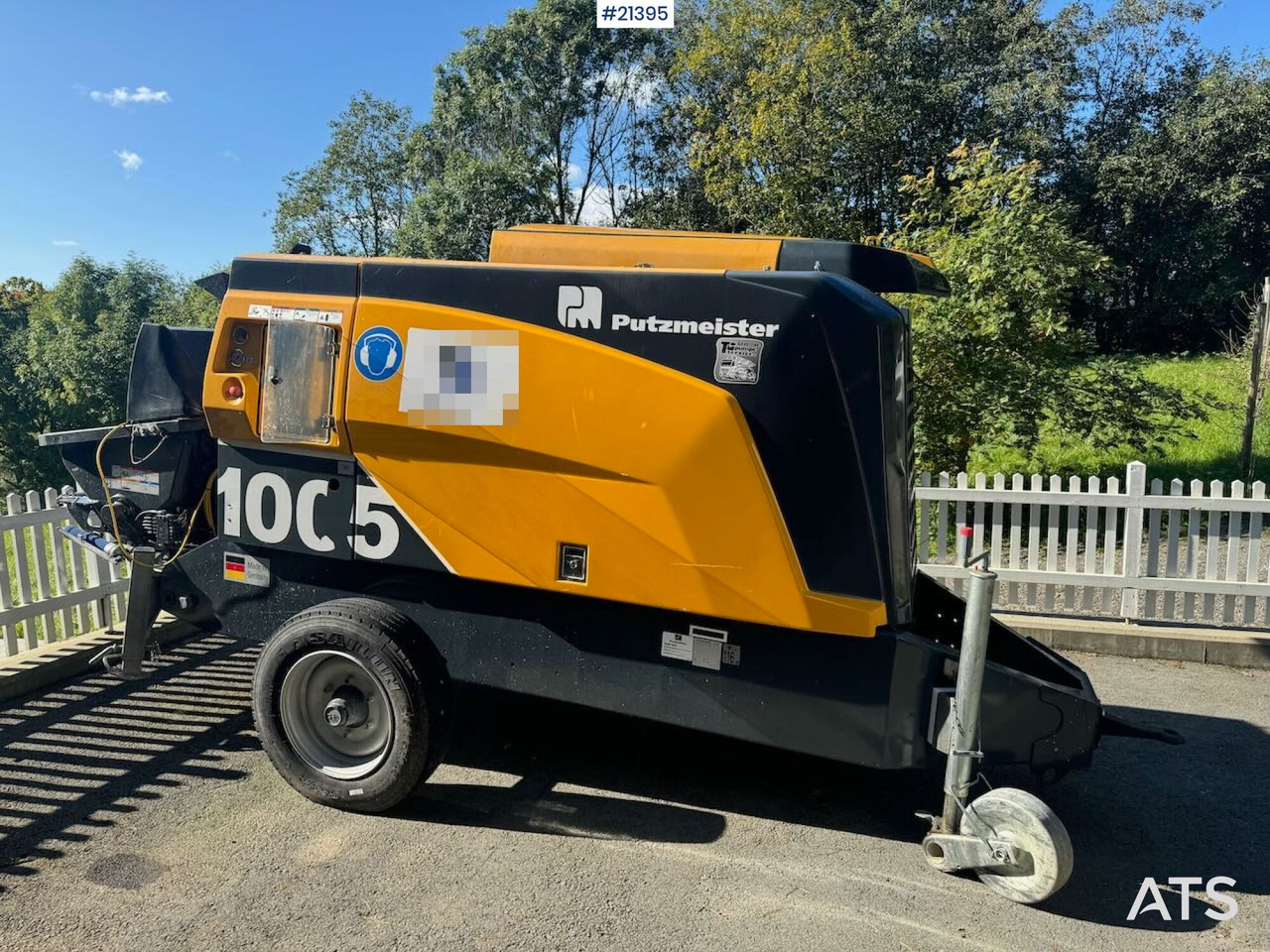 Putzmeister BSA 1005 D5 - مضخة خرسانة ثابتة: صورة 1 Putzmeister BSA 1005 D5 - مضخة خرسانة ثابتة: صورة 1