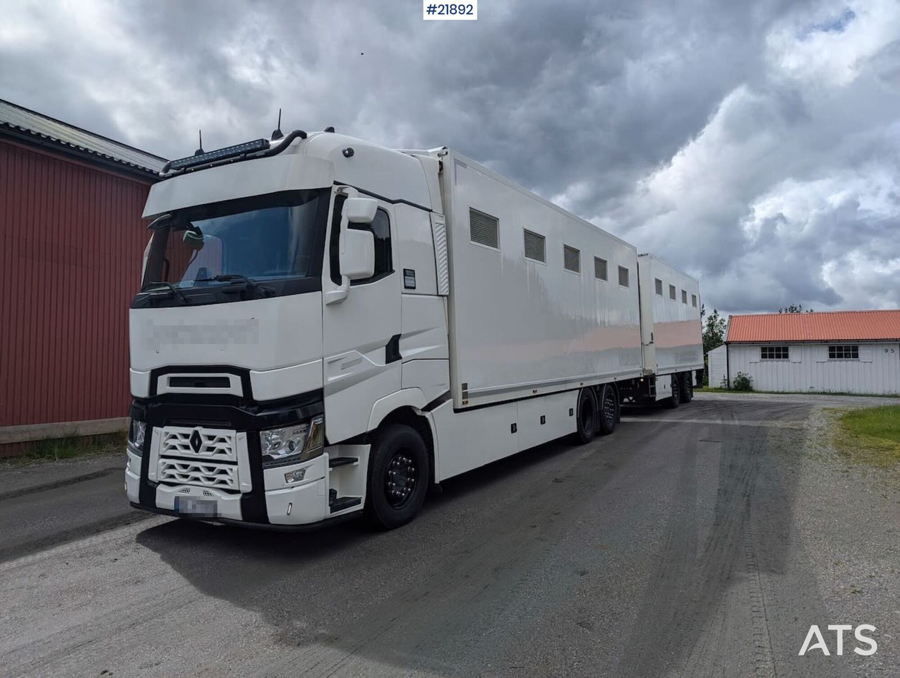 Renault 520T High 6x2 Dyretransportbil m/ HFR Henger - شاحنة نقل المواشي: صورة 1 Renault 520T High 6x2 Dyretransportbil m/ HFR Henger - شاحنة نقل المواشي: صورة 1