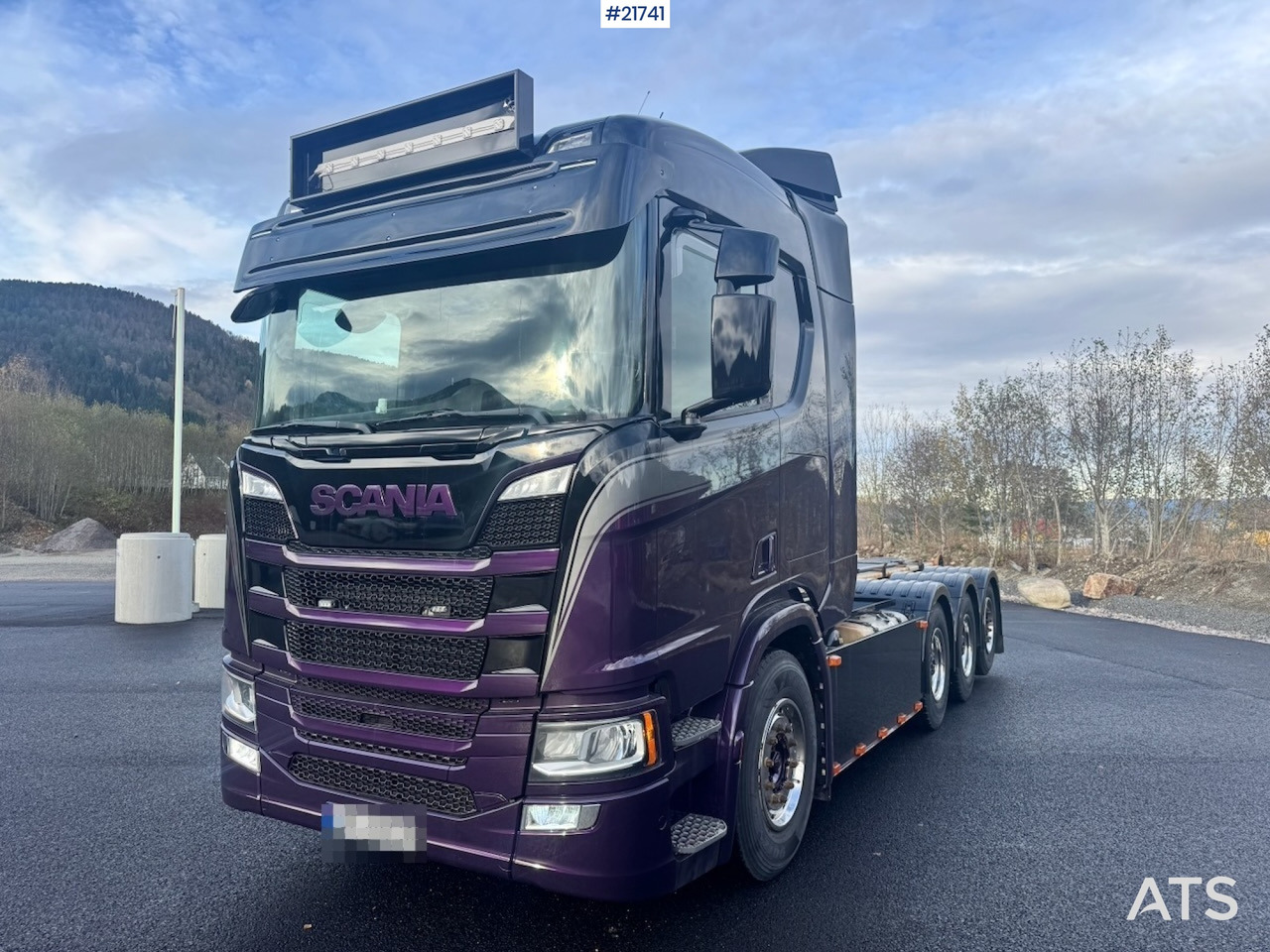 Scania 2018 Scania R580 Tridem Krokbil m/ Kranhydraulikk. Nylakkert! - شاحنة ذات خطاف: صورة 1 Scania 2018 Scania R580 Tridem Krokbil m/ Kranhydraulikk. Nylakkert! - شاحنة ذات خطاف: صورة 1