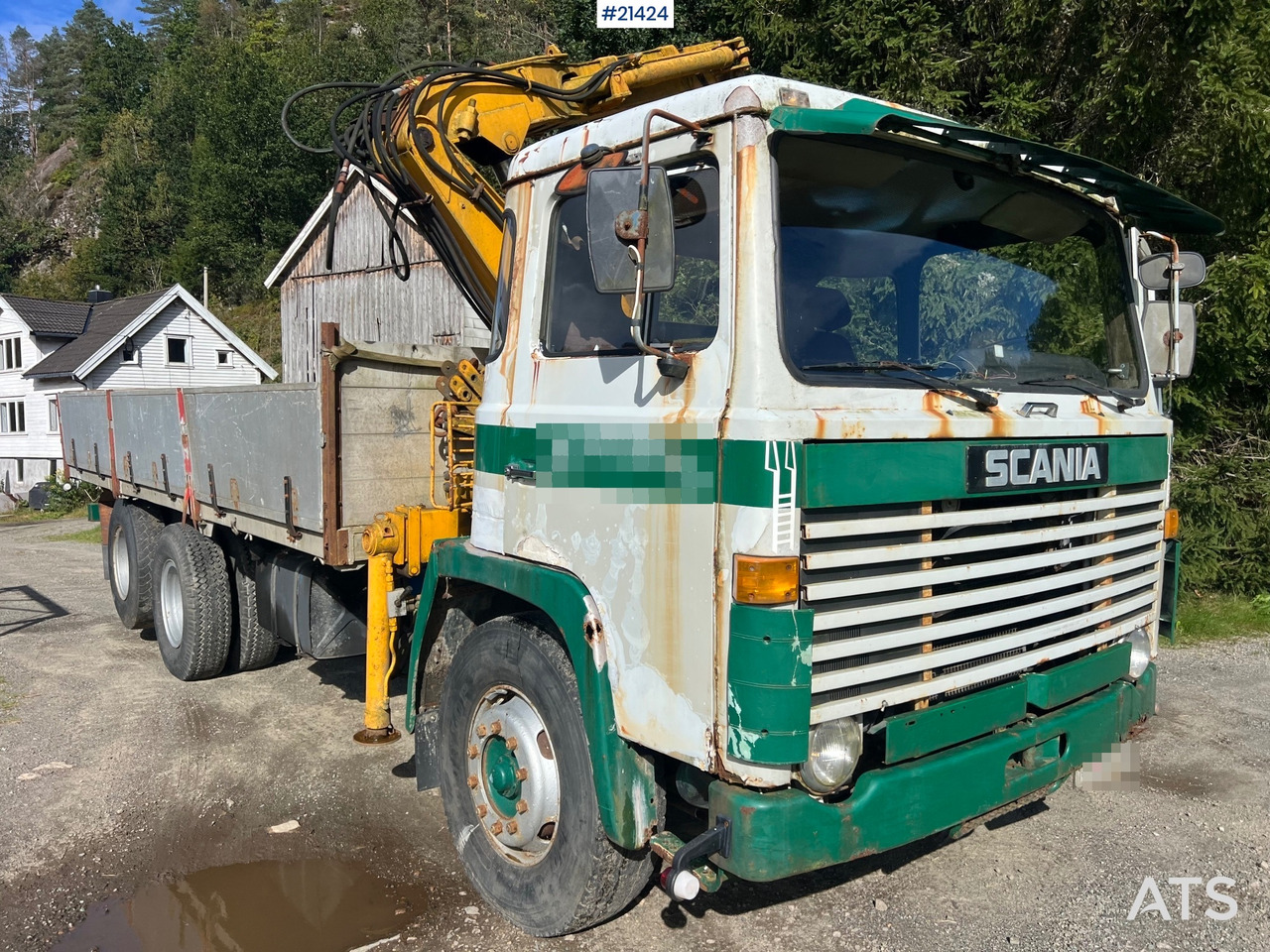 Scania LB 81 6x2 Kranbil m/ 10t/m kran og tipp Rep.Objekt - شاحنة كرين: صورة 2 Scania LB 81 6x2 Kranbil m/ 10t/m kran og tipp Rep.Objekt - شاحنة كرين: صورة 2