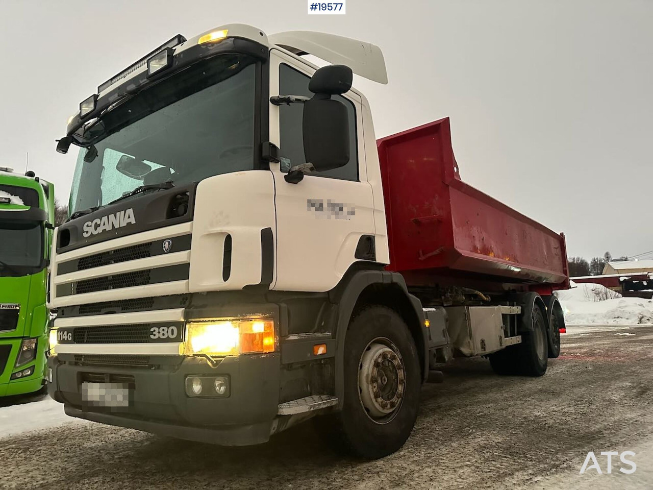 Scania P114 - شاحنة ذات خطاف: صورة 1 Scania P114 - شاحنة ذات خطاف: صورة 1