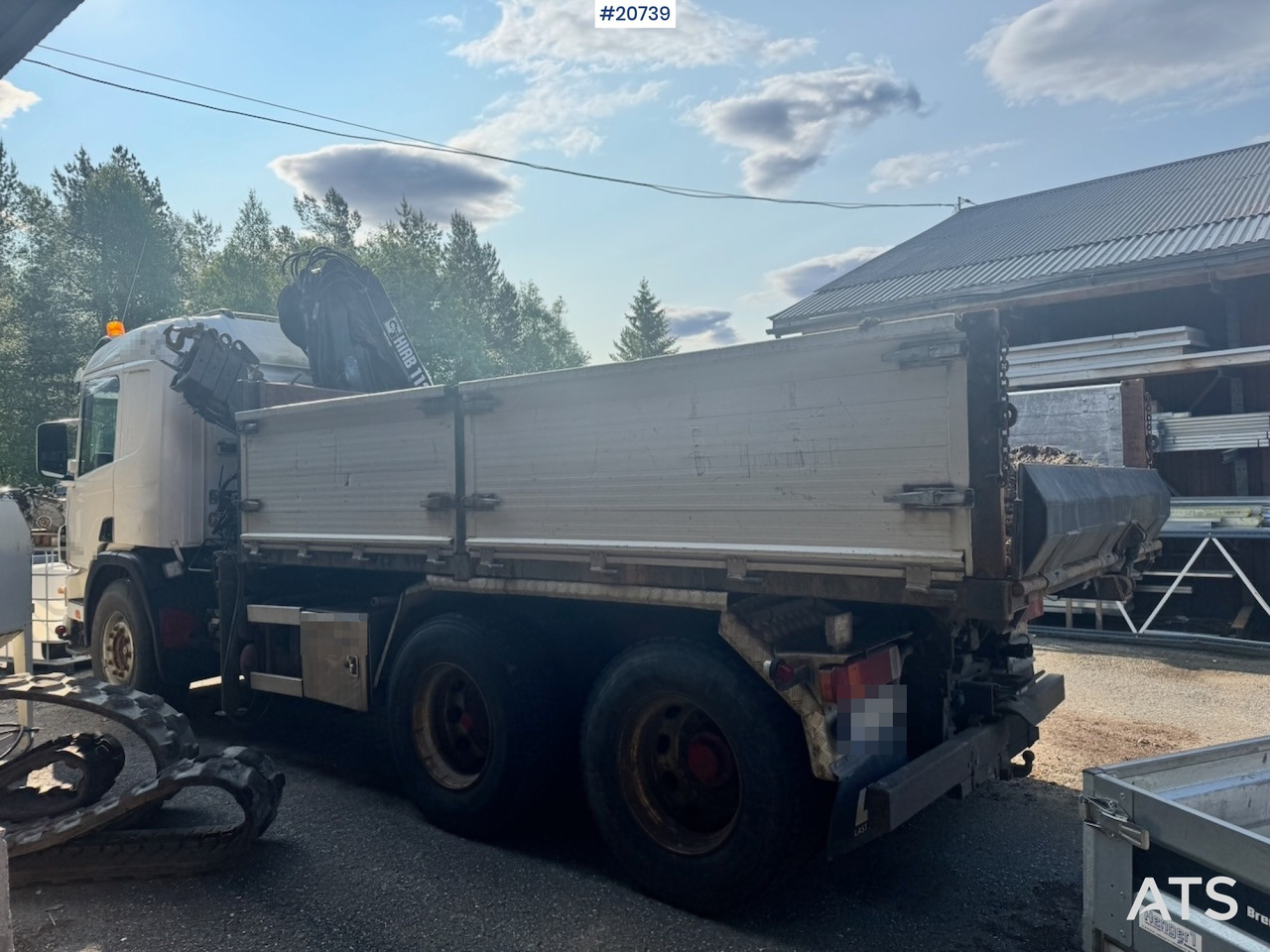 Scania P124 - شاحنات مسطحة, شاحنة كرين: صورة 5 Scania P124 - شاحنات مسطحة, شاحنة كرين: صورة 5