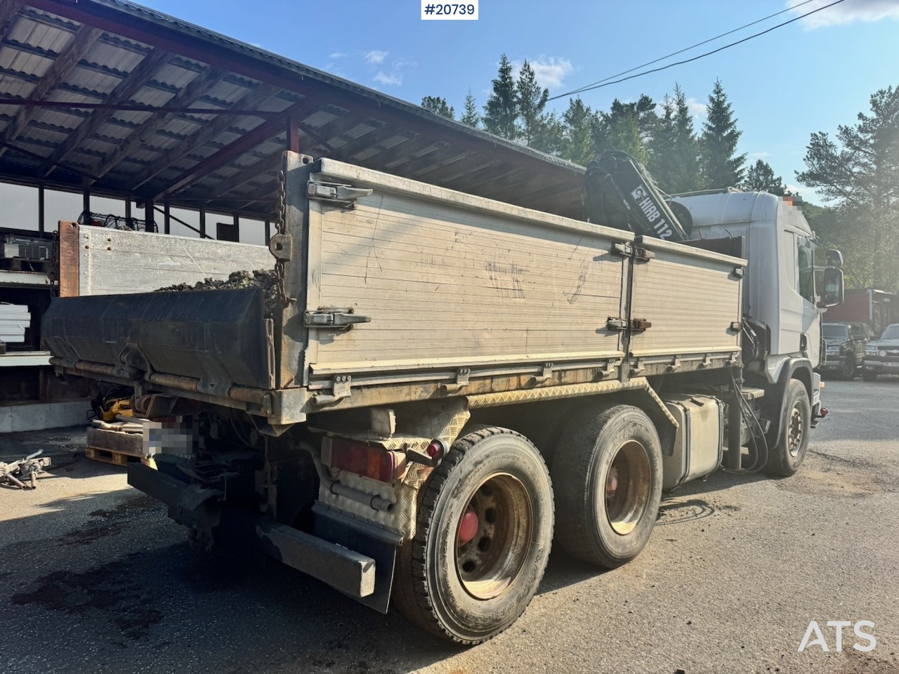 Scania P124 - شاحنات مسطحة, شاحنة كرين: صورة 3 Scania P124 - شاحنات مسطحة, شاحنة كرين: صورة 3
