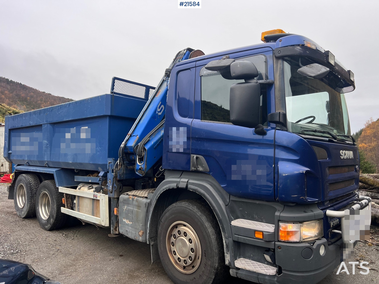Scania P380 6x2 kranbil m/tipp, m/14t/ og m/Hiab kran - شاحنة كرين: صورة 3 Scania P380 6x2 kranbil m/tipp, m/14t/ og m/Hiab kran - شاحنة كرين: صورة 3