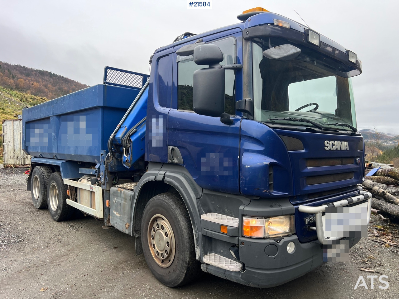 Scania P380 6x2 kranbil m/tipp, m/14t/ og m/Hiab kran - شاحنة كرين: صورة 2 Scania P380 6x2 kranbil m/tipp, m/14t/ og m/Hiab kran - شاحنة كرين: صورة 2