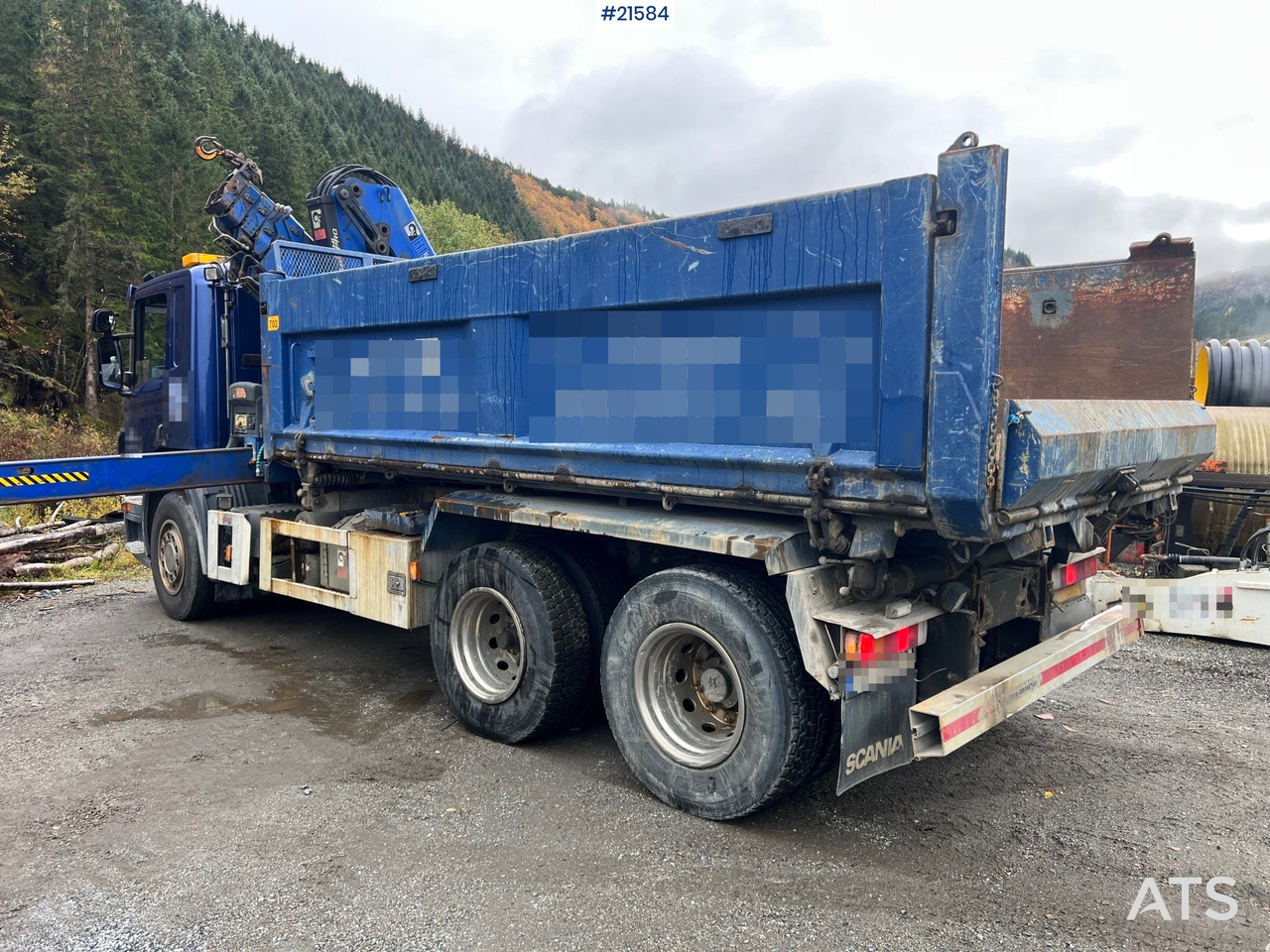 Scania P380 6x2 kranbil m/tipp, m/14t/ og m/Hiab kran - شاحنة كرين: صورة 5 Scania P380 6x2 kranbil m/tipp, m/14t/ og m/Hiab kran - شاحنة كرين: صورة 5