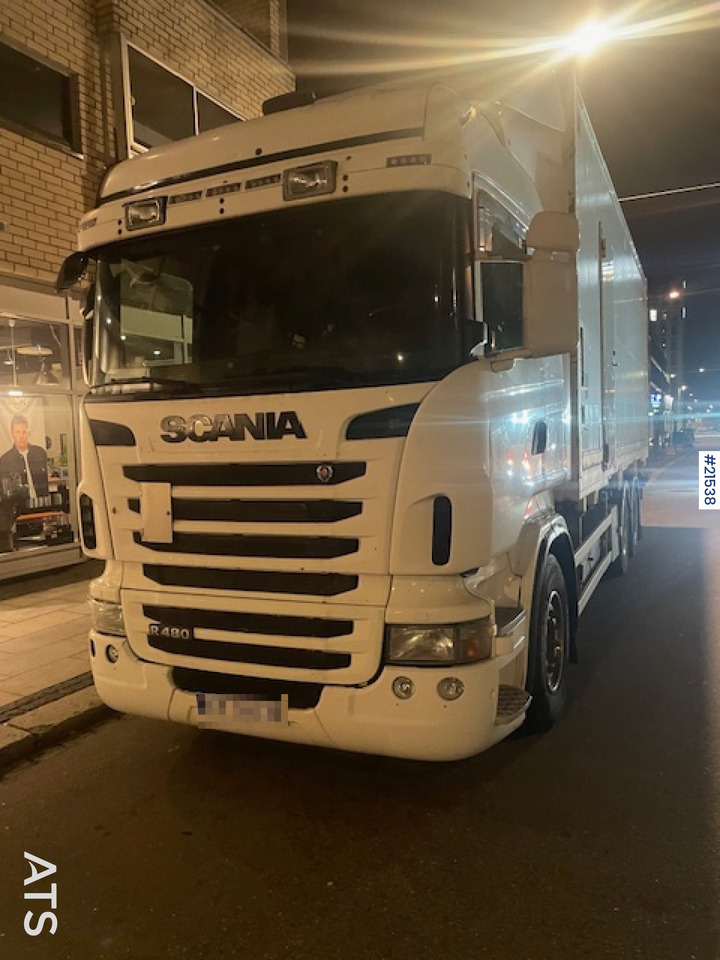 Scania R480 Skapbil m/ 2t lift - شاحنة مقفلة: صورة 3 Scania R480 Skapbil m/ 2t lift - شاحنة مقفلة: صورة 3