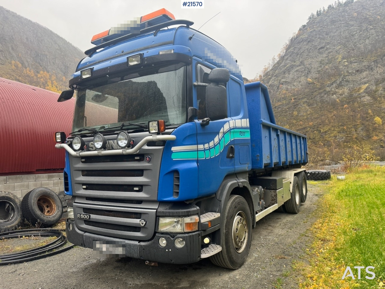 Scania R500 Krokbil m/ Kasse - شاحنة ذات خطاف: صورة 1 Scania R500 Krokbil m/ Kasse - شاحنة ذات خطاف: صورة 1