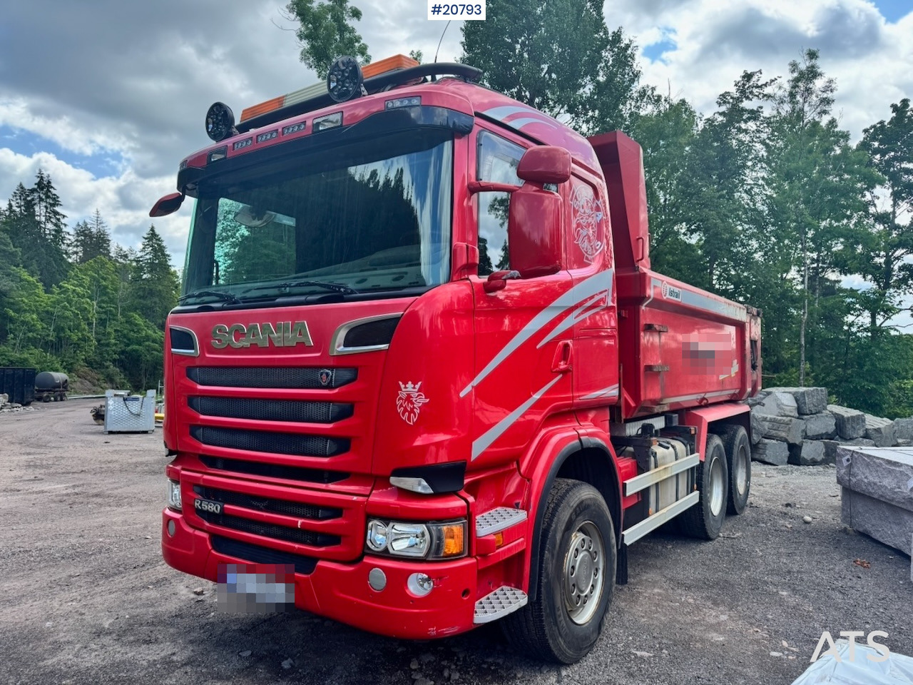 Scania R580 - شاحنة قلاب: صورة 1 Scania R580 - شاحنة قلاب: صورة 1