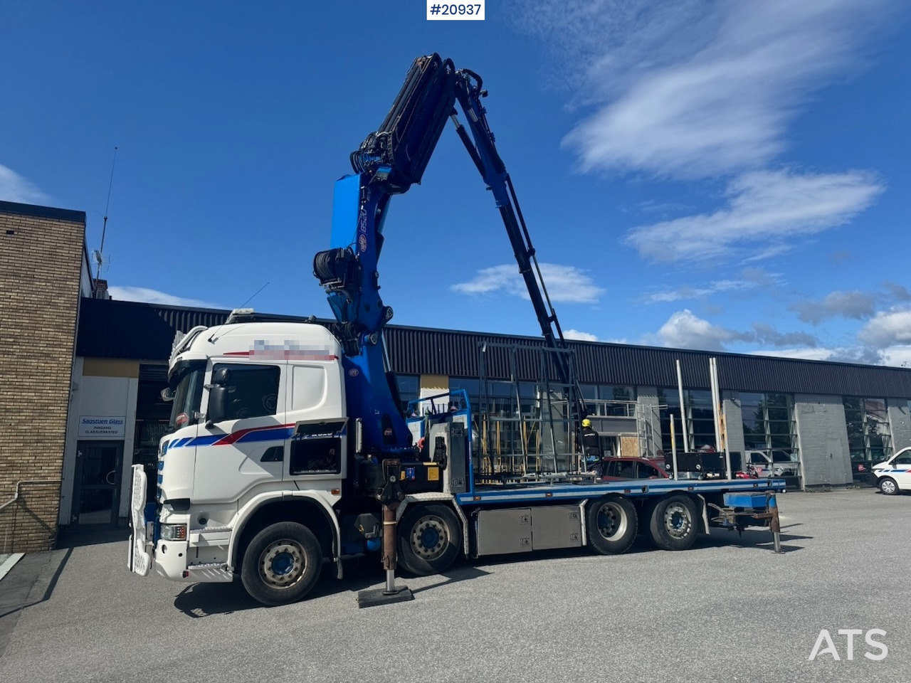 Scania R620 - شاحنات مسطحة, شاحنة كرين: صورة 1 Scania R620 - شاحنات مسطحة, شاحنة كرين: صورة 1