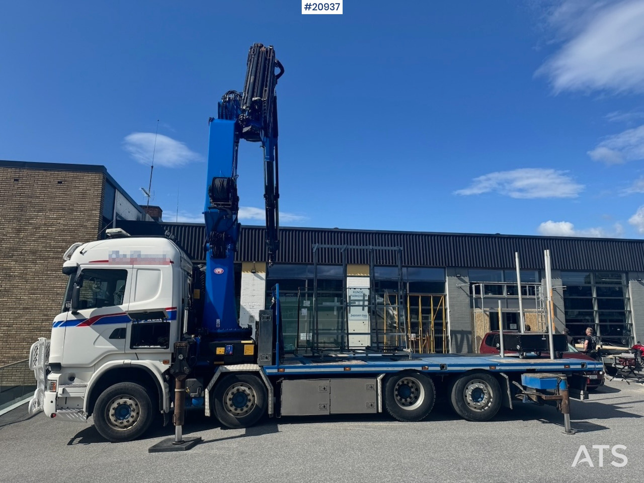 Scania R620 - شاحنات مسطحة, شاحنة كرين: صورة 2 Scania R620 - شاحنات مسطحة, شاحنة كرين: صورة 2