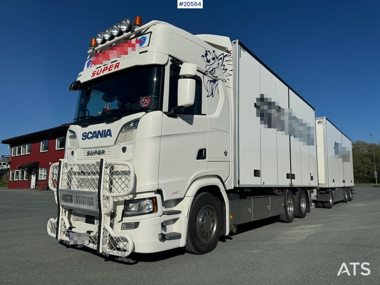 شاحنة مقفلة Scania S650: صورة 14