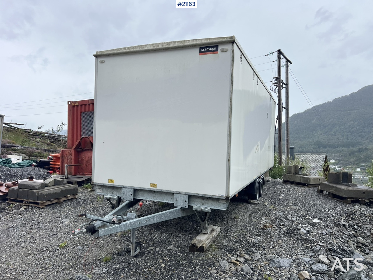 Scanvogn Boligbrakke - حاوية البناء, عربة مقطورة: صورة 2 Scanvogn Boligbrakke - حاوية البناء, عربة مقطورة: صورة 2