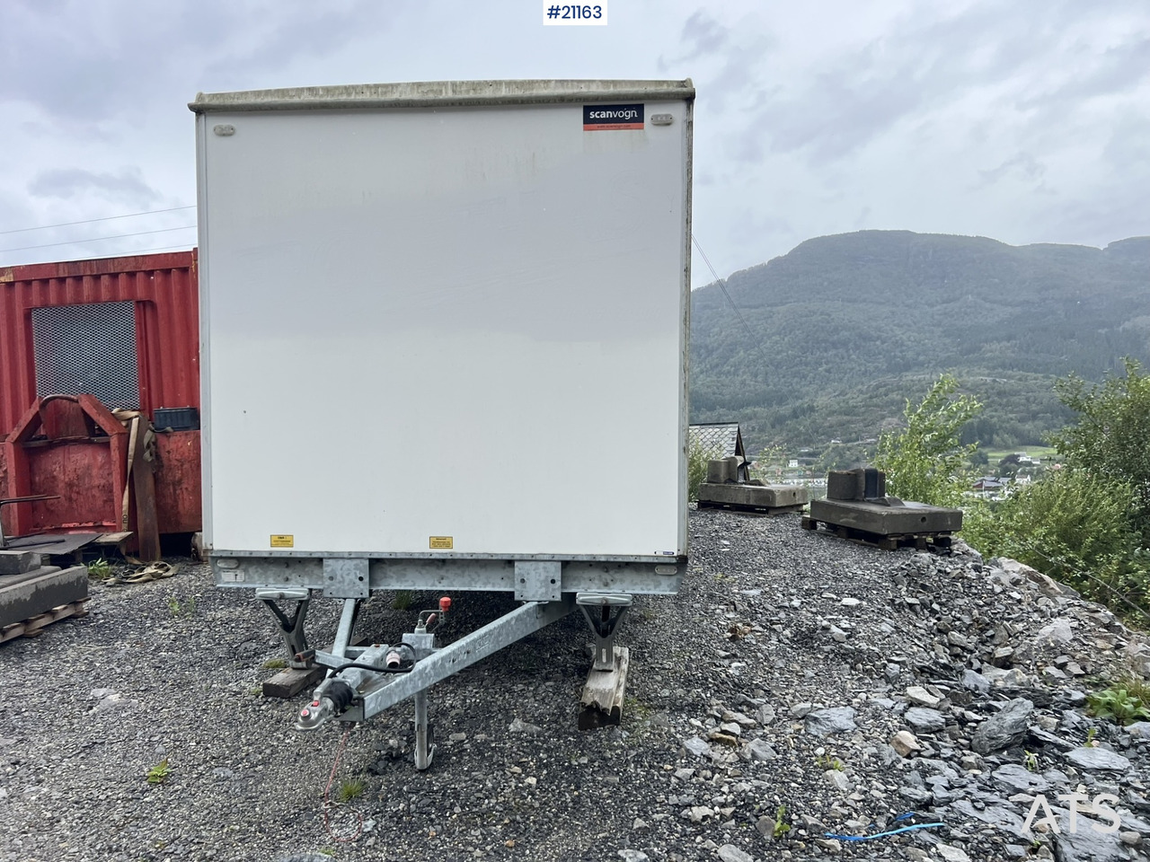 Scanvogn Boligbrakke - حاوية البناء, عربة مقطورة: صورة 3 Scanvogn Boligbrakke - حاوية البناء, عربة مقطورة: صورة 3