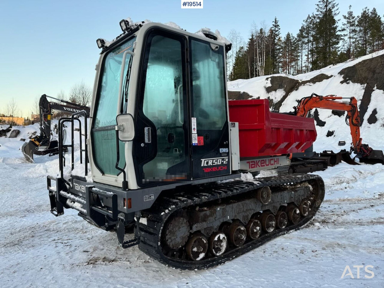Takeuchi TCR50-2 - شاحنة التعدين: صورة 2 Takeuchi TCR50-2 - شاحنة التعدين: صورة 2