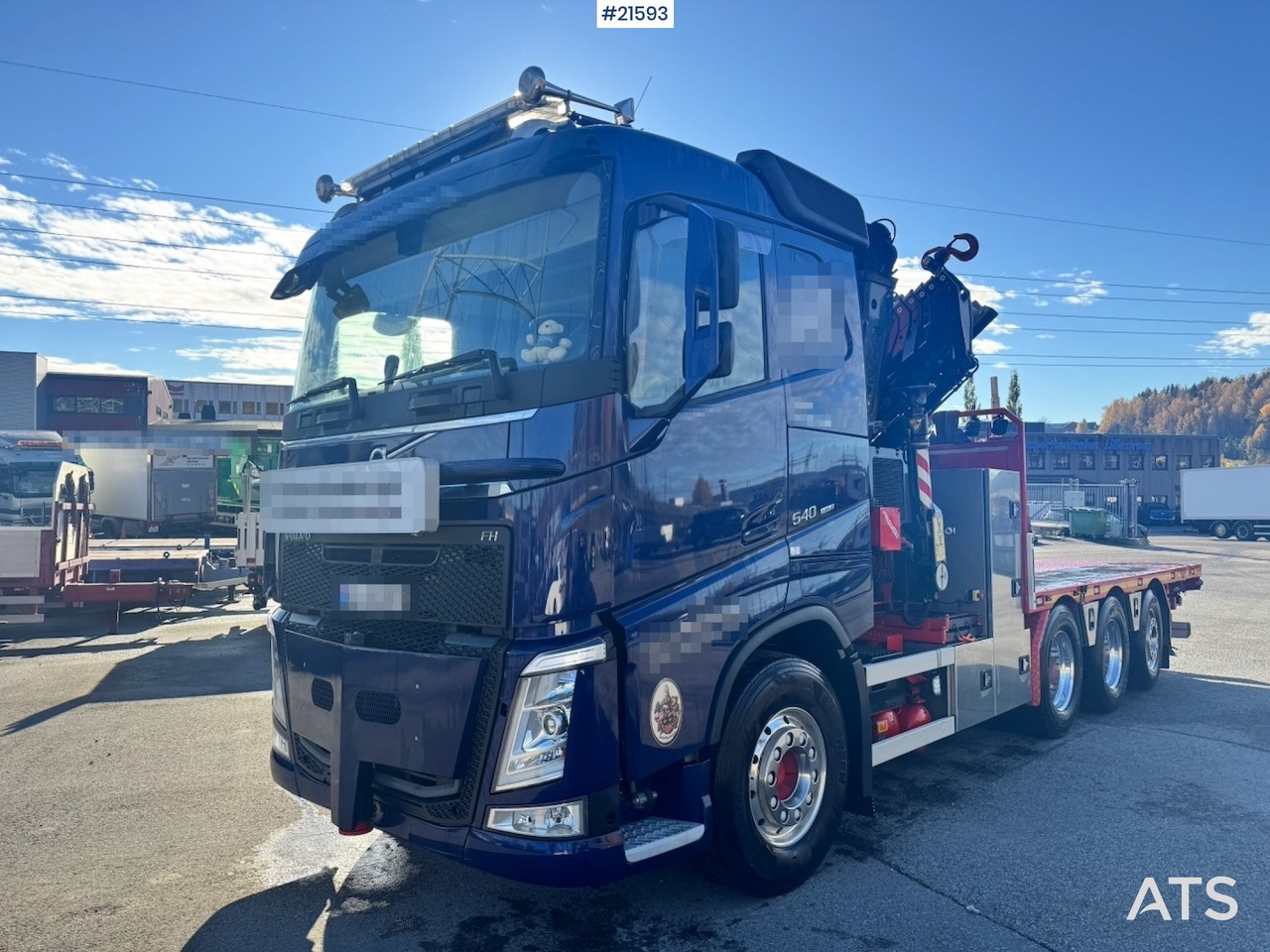 Volvo FH540 Kombibil m/ 54 t/m Fassi kran m/ Jibb og Vinsj - شاحنة كرين: صورة 1 Volvo FH540 Kombibil m/ 54 t/m Fassi kran m/ Jibb og Vinsj - شاحنة كرين: صورة 1