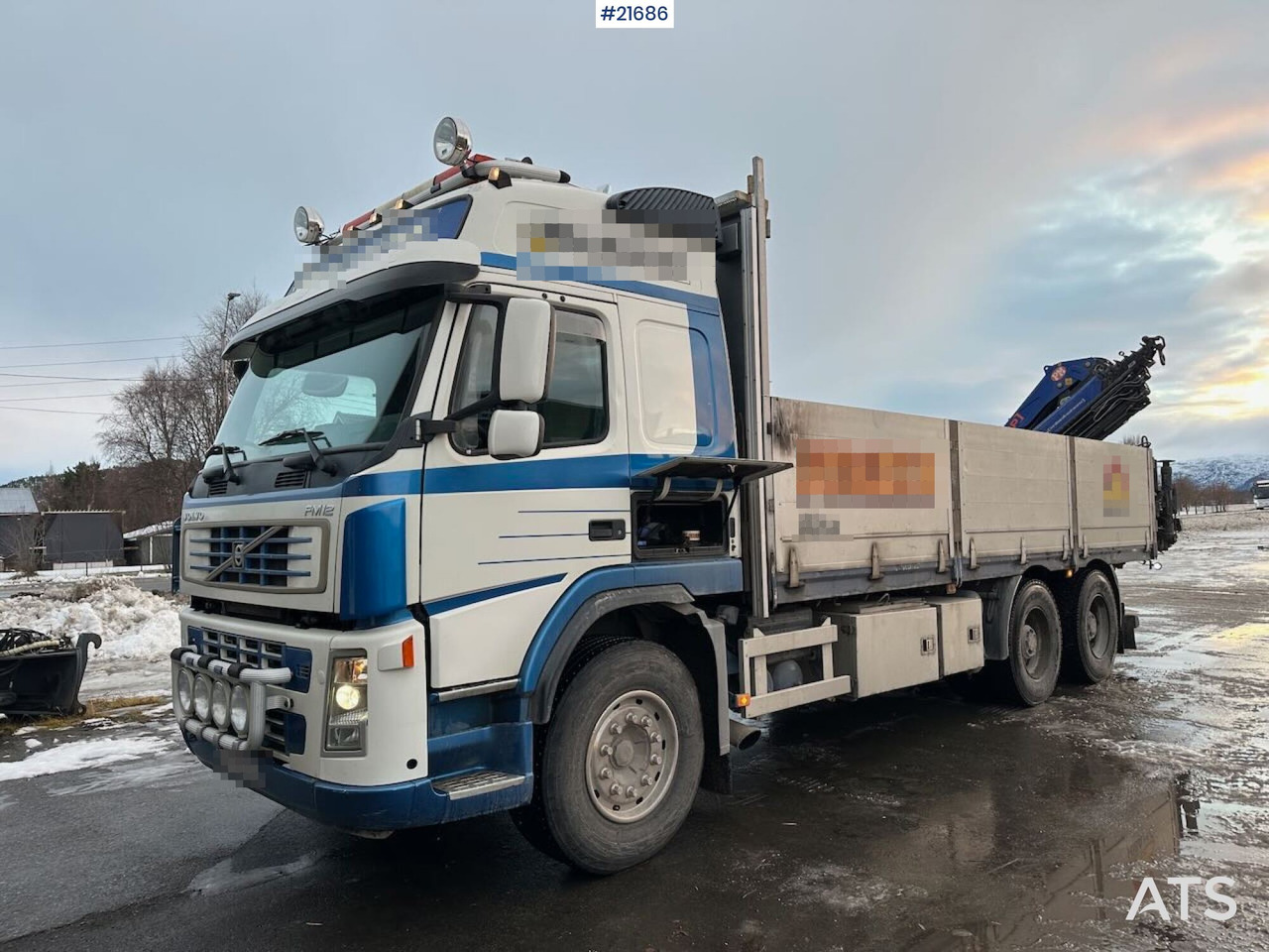 Volvo FM12 Globetrotter 6x4 kranbil m/ bak montert 18 t/m kran og vinsj. SE VIDEO - شاحنة كرين: صورة 2 Volvo FM12 Globetrotter 6x4 kranbil m/ bak montert 18 t/m kran og vinsj. SE VIDEO - شاحنة كرين: صورة 2