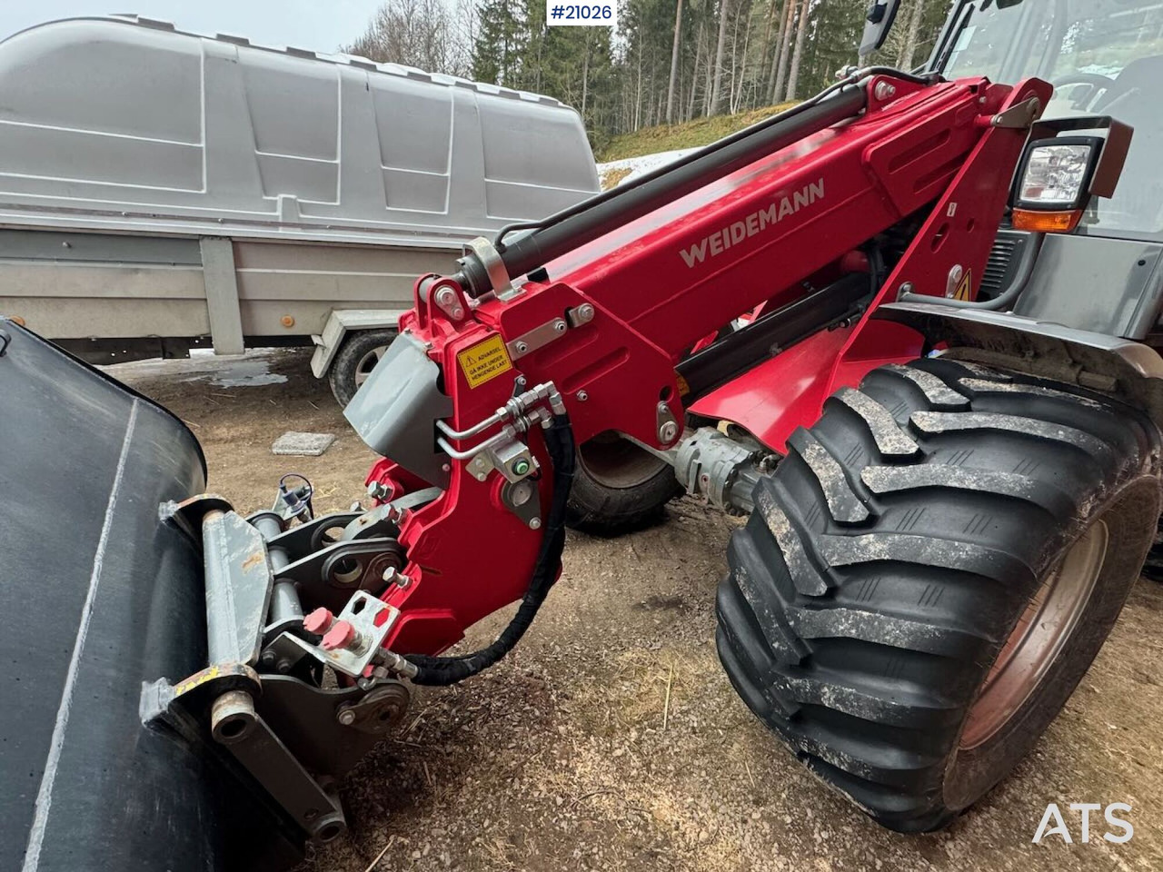 جرافة ذات عجلات تلسكوبية Weidemann 5080T: صورة 14