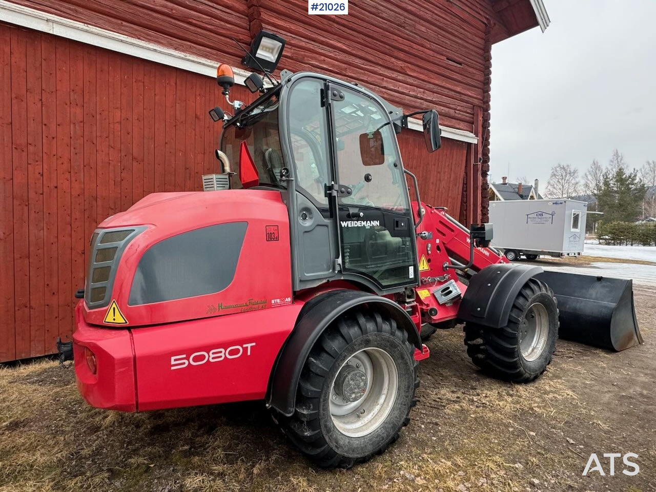 جرافة ذات عجلات تلسكوبية Weidemann 5080T: صورة 8