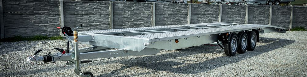 Niewiadów fabrycznie nowa LAWETA Indiana 8,00M!! - مقطورة شحن نقل السيارات: صورة 1 Niewiadów fabrycznie nowa LAWETA Indiana 8,00M!! - مقطورة شحن نقل السيارات: صورة 1