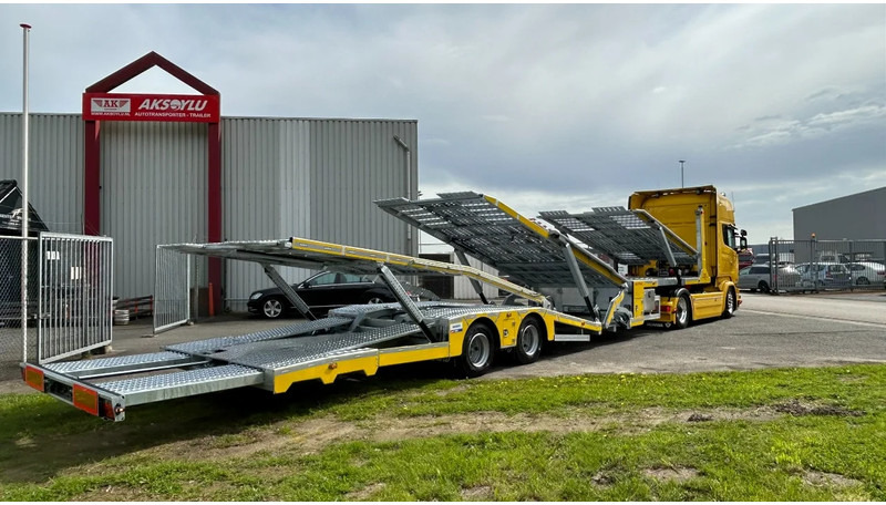 AKSOYLU AKT2 versie II special met extra Functie's 6 car-loader Autotransporter - نصف مقطورة نقل السيارات: صورة 2 AKSOYLU AKT2 versie II special met extra Functie's 6 car-loader Autotransporter - نصف مقطورة نقل السيارات: صورة 2