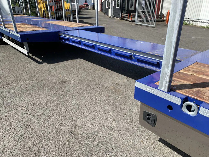 Kässbohrer DONAT Semi trailer gondola special for paragraaf 70 Germany extendable uitschuif semirremolque op voorraad new - عربة منخفضة مسطحة نصف مقطورة: صورة 1 Kässbohrer DONAT Semi trailer gondola special for paragraaf 70 Germany extendable uitschuif semirremolque op voorraad new - عربة منخفضة مسطحة نصف مقطورة: صورة 1