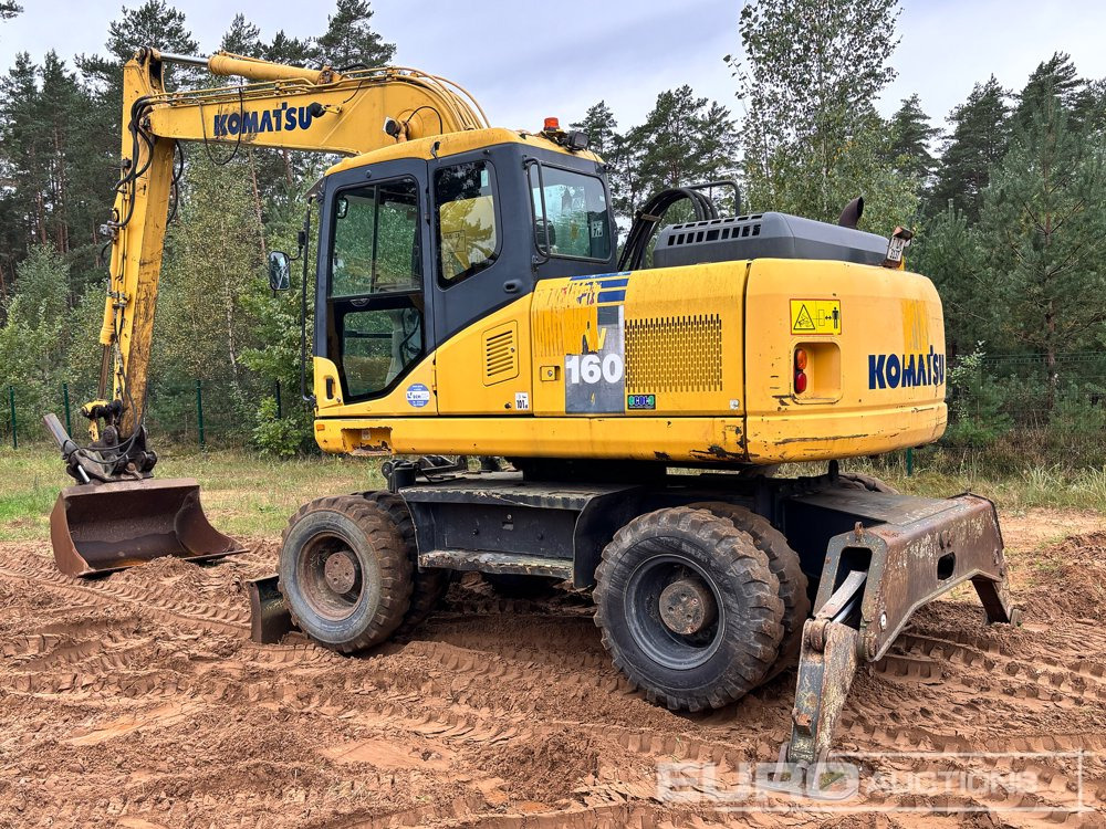 2011 Komatsu PW160-7E0 - حفارة دولاب: صورة 3 2011 Komatsu PW160-7E0 - حفارة دولاب: صورة 3