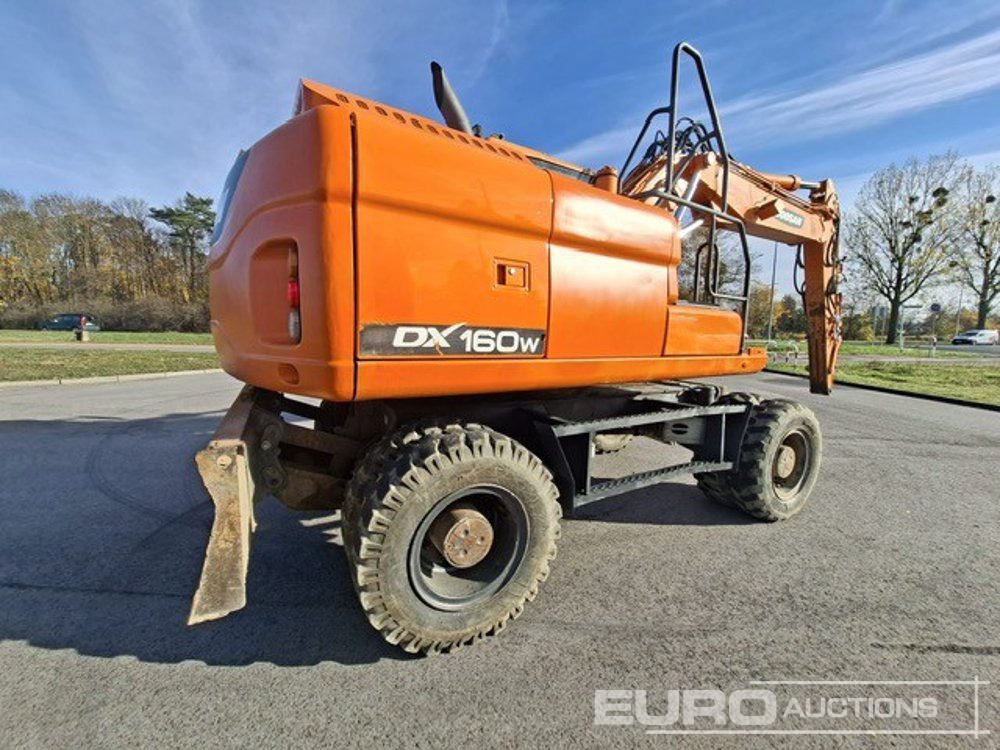 2013 Doosan DX160W - حفارة دولاب: صورة 4 2013 Doosan DX160W - حفارة دولاب: صورة 4