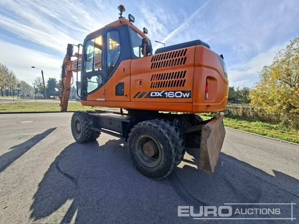 2013 Doosan DX160W - حفارة دولاب: صورة 2 2013 Doosan DX160W - حفارة دولاب: صورة 2