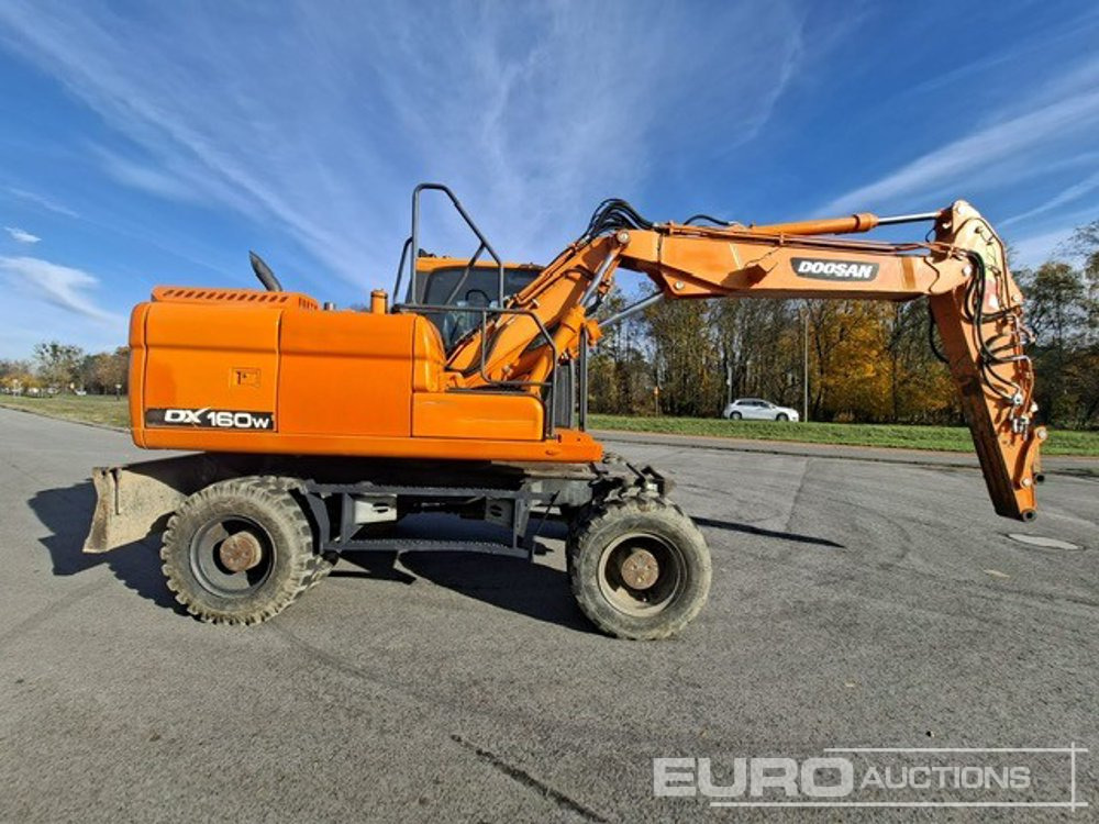2013 Doosan DX160W - حفارة دولاب: صورة 5 2013 Doosan DX160W - حفارة دولاب: صورة 5