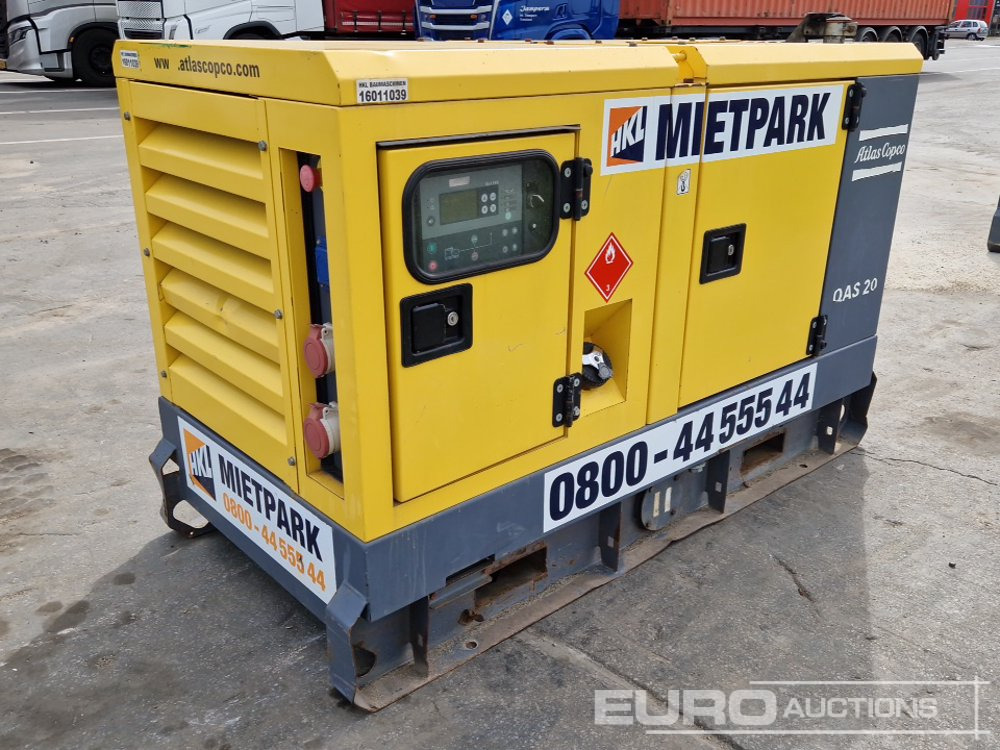 2016 Atlas Copco QAS20 - مجموعة المولدات: صورة 1 2016 Atlas Copco QAS20 - مجموعة المولدات: صورة 1