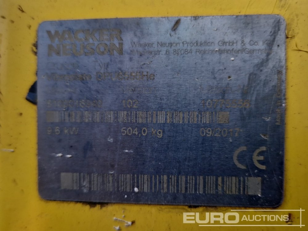 آلة أسفلت 2017 Wacker Neuson DPU6555 HE: صورة 10