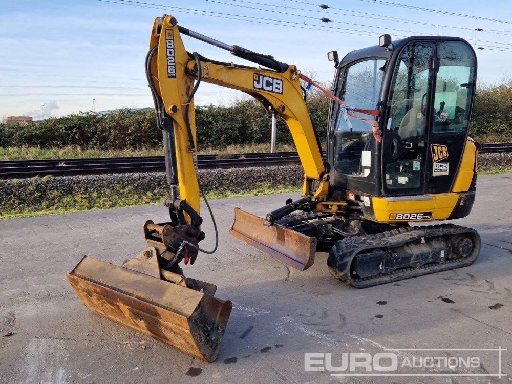 2018 JCB 8026 - حفارة مُصَّغرة: صورة 1 2018 JCB 8026 - حفارة مُصَّغرة: صورة 1