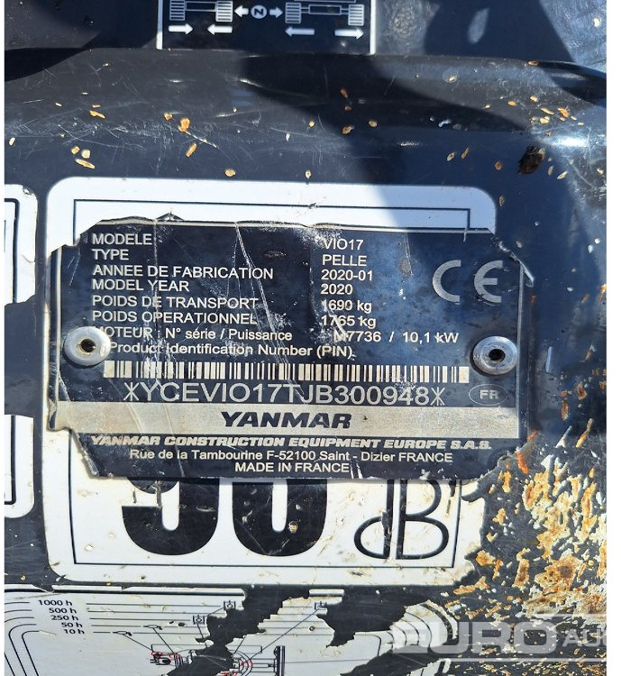 2020 Yanmar ViO17 - حفارة مُصَّغرة: صورة 4 2020 Yanmar ViO17 - حفارة مُصَّغرة: صورة 4