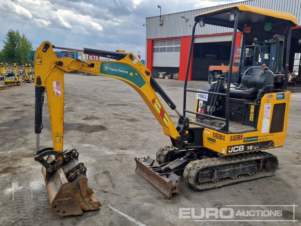 2021 JCB 16C-1 - حفارة مُصَّغرة: صورة 1 2021 JCB 16C-1 - حفارة مُصَّغرة: صورة 1