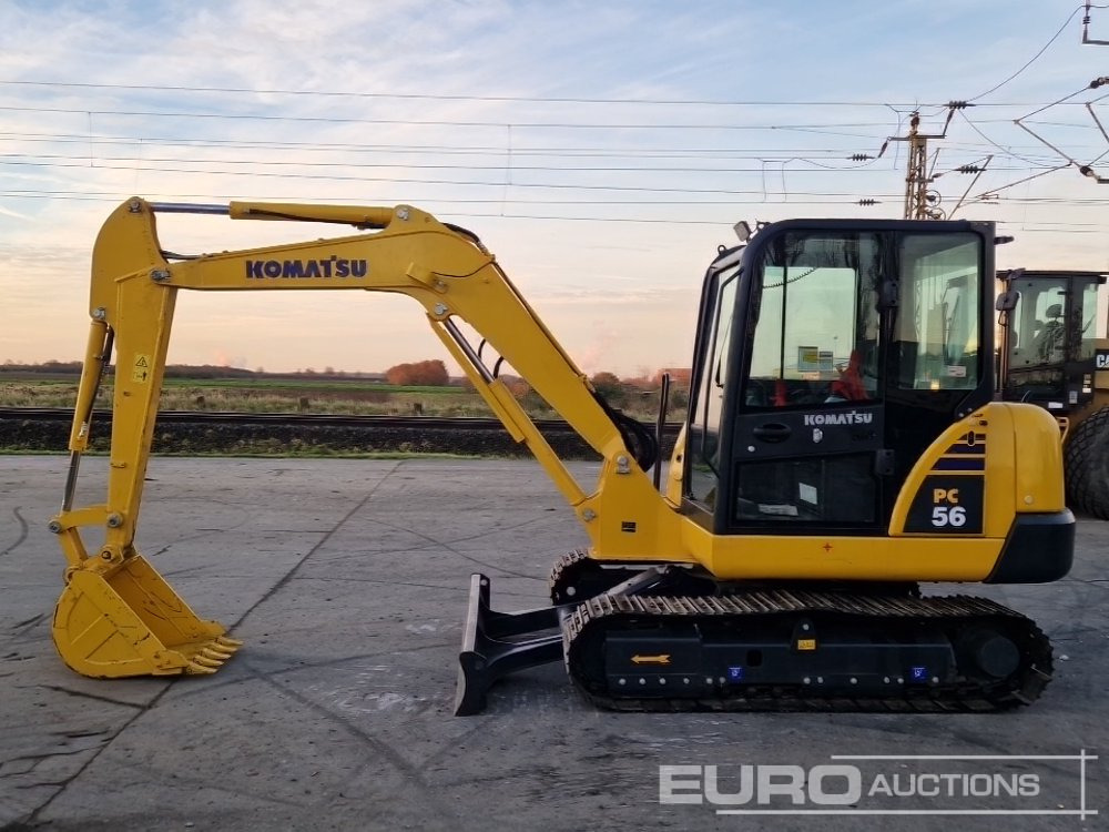 Komatsu PC56-7 - حفارة مُصَّغرة: صورة 2 Komatsu PC56-7 - حفارة مُصَّغرة: صورة 2