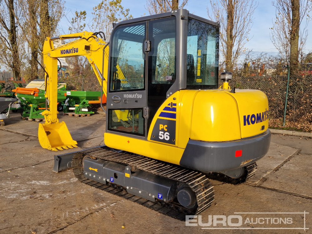 Komatsu PC56-7 - حفارة مُصَّغرة: صورة 3 Komatsu PC56-7 - حفارة مُصَّغرة: صورة 3