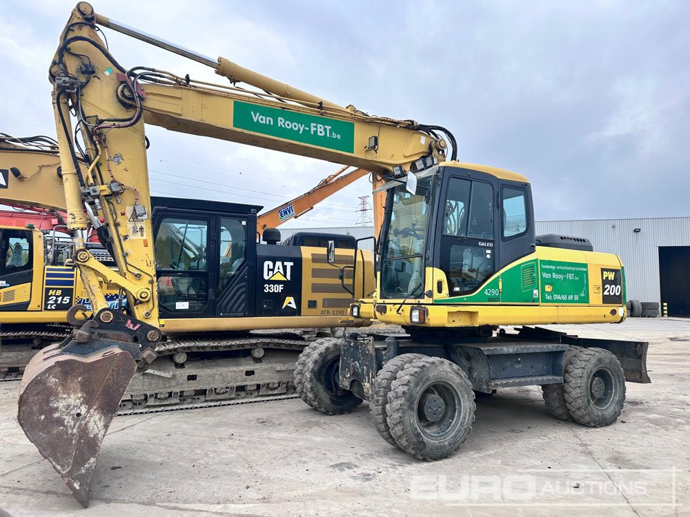 Komatsu PW200-7H - حفارة دولاب: صورة 1 Komatsu PW200-7H - حفارة دولاب: صورة 1