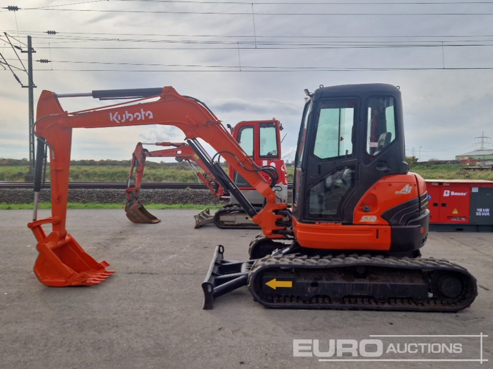 Kubota U55-4 - حفارة مُصَّغرة: صورة 2 Kubota U55-4 - حفارة مُصَّغرة: صورة 2