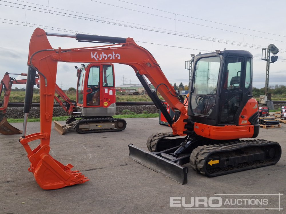 Kubota U55-4 - حفارة مُصَّغرة: صورة 1 Kubota U55-4 - حفارة مُصَّغرة: صورة 1