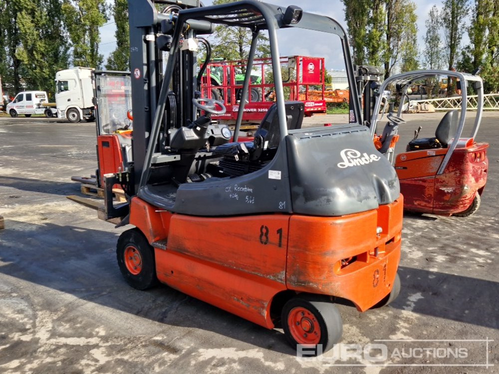 Linde E25-02 - رافعة شوكية كهربائية: صورة 3 Linde E25-02 - رافعة شوكية كهربائية: صورة 3